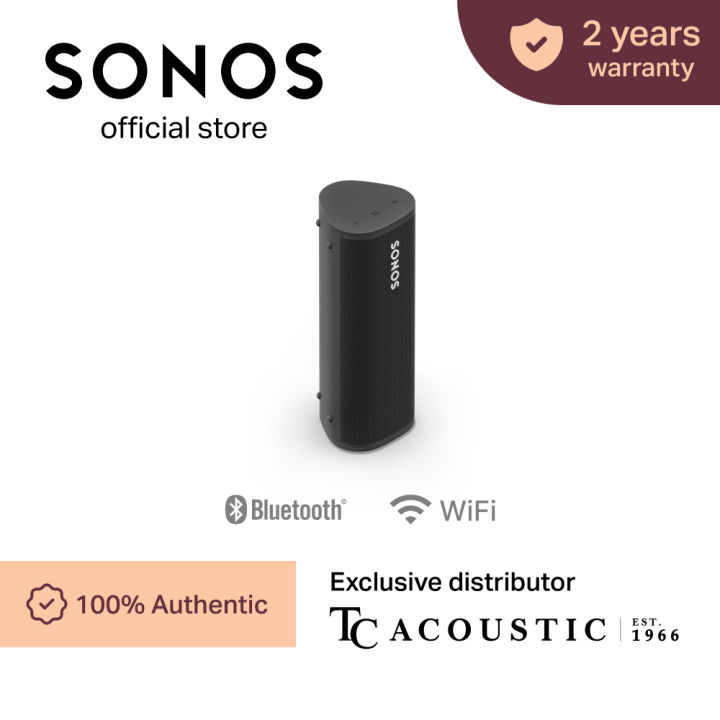 Sonos Roam 2 - Portable Wireless Speaker (Bluetooth, WiFi & Voice Enabled) | Lazada Malaysia