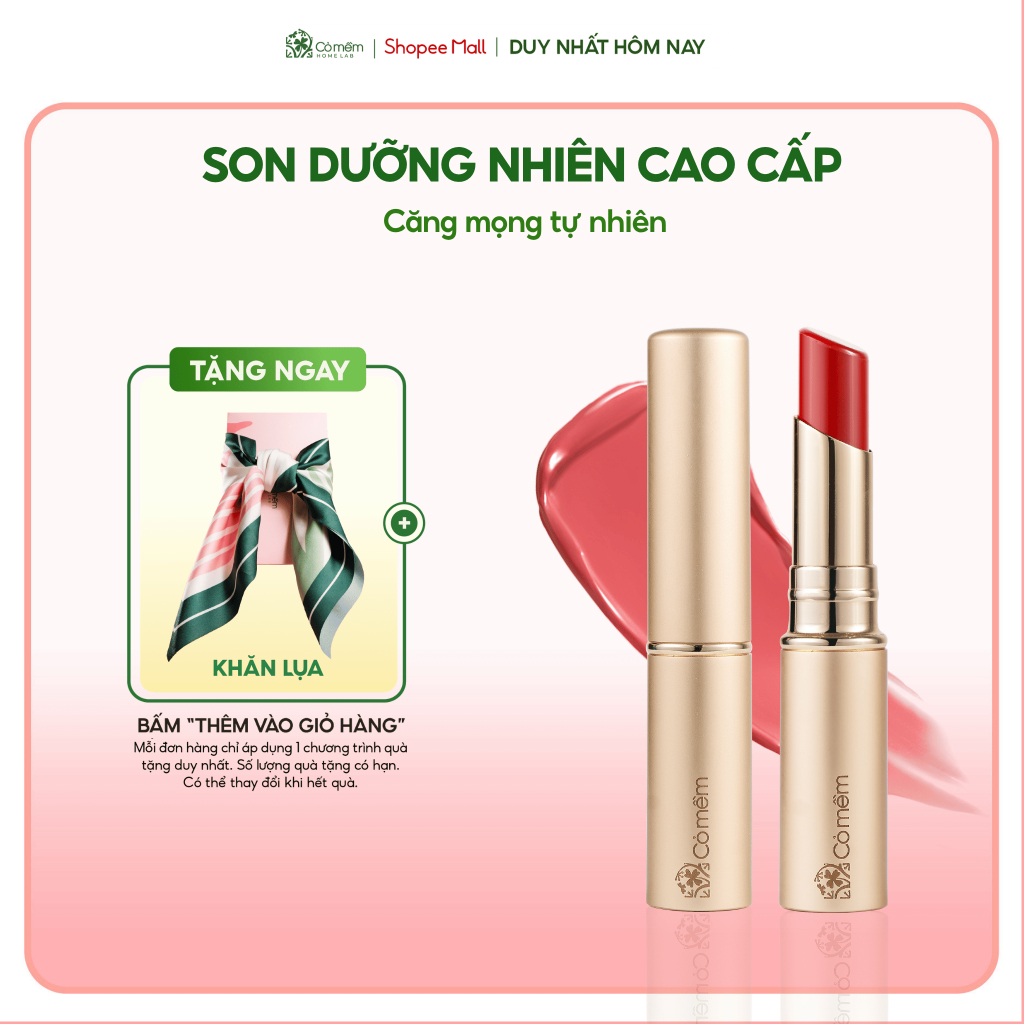 Son dưỡng môi Nhiên Cỏ Mềm giúp dưỡng ẩm cải thiện nếp nhăn và ngừa lão hoá môi 3g | Shopee Việt Nam