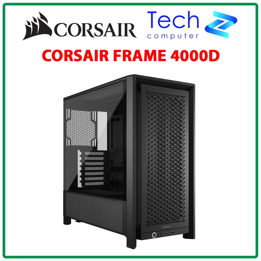 Vỏ Case Corsair FRAME 4000D Mid Tower Kính Cường Lực Hỗ Trợ E-ATX 360mm Chính | Shopee Việt Nam