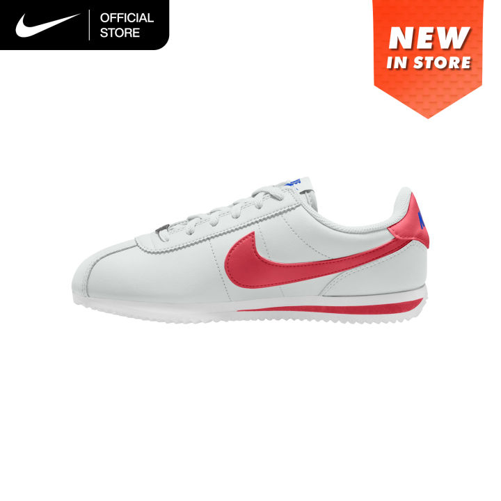 Nike Older Kids Cortez Shoes - Off White [IH7653-111]