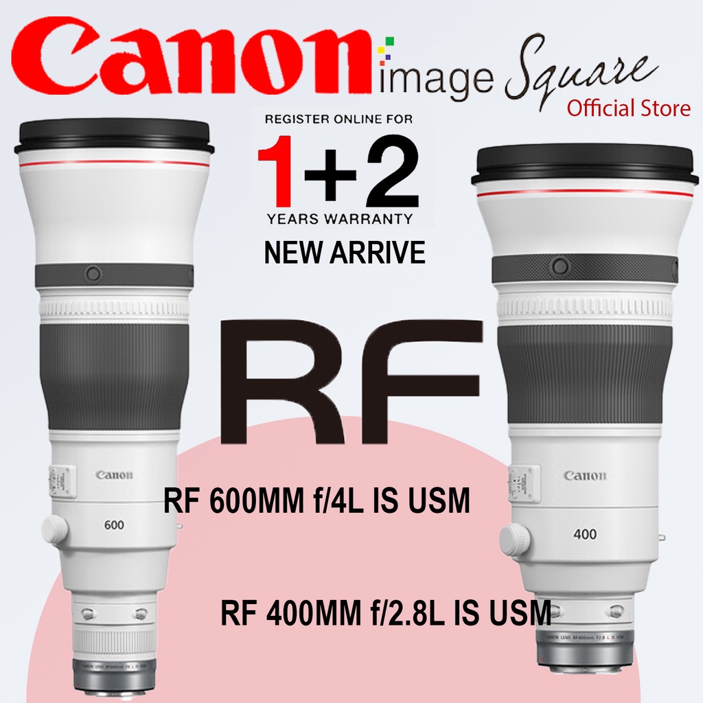 Canon RF 600mm f4L IS USM / RF 400mm f2.8L IS USM / RF600MM RF400MM CANON MALAYSIA | Shopee Malaysia