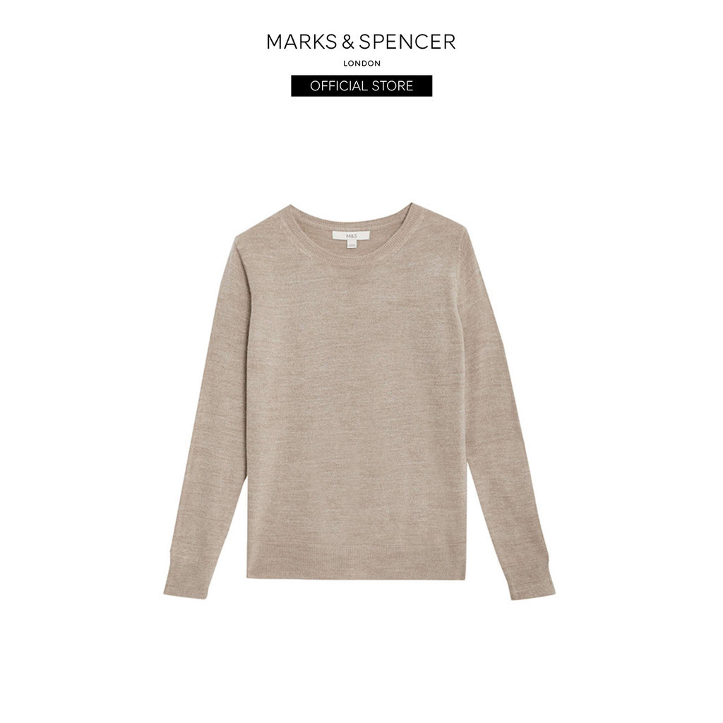 M&S Supersoft Crew Neck Jumper - T38/1842 | Shopee Malaysia
