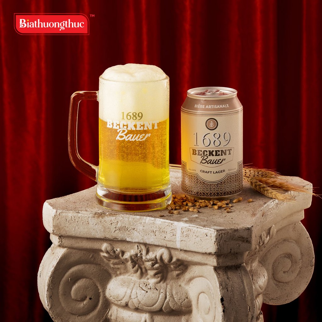 Bia 1689 Beckent Bauer Craft Lager thùng 20 lon 330ml | Shopee Việt Nam