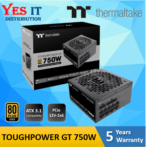 THERMALTAKE TOUGHPOWER GT 750W / GT 850W (ATX3.1) / GF 750W / GF 850W (ATX3.0) 80 PLUS GOLD FULL MODULAR PSU | Lazada Malaysia