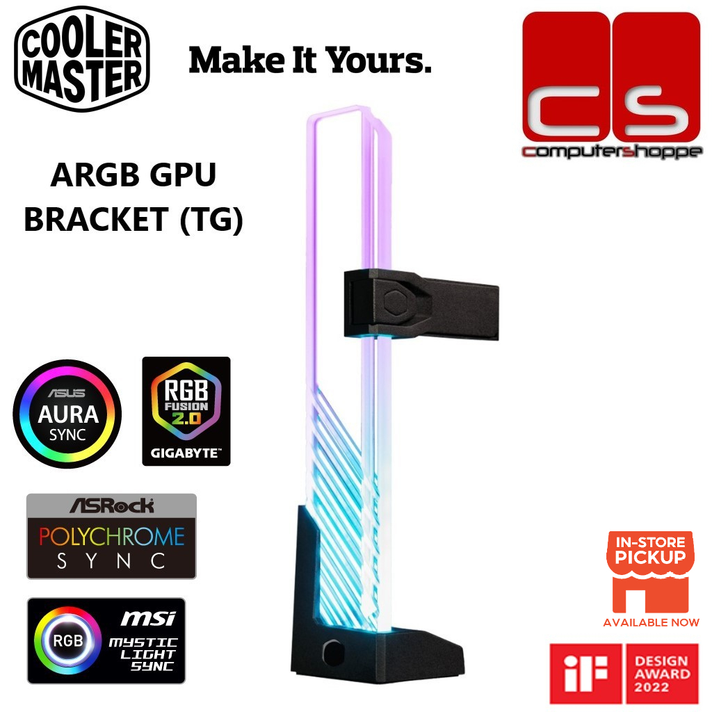 Cooler Master ARGB GPU Support Bracket (TG) | Shopee Malaysia