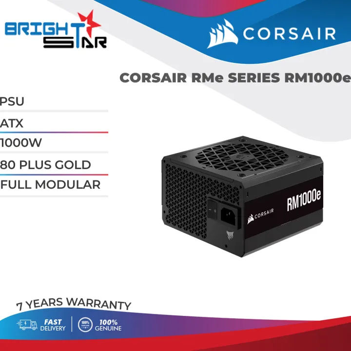 PSU / CORSAIR RMe SERIES RM1000e / ATX / 1000W / 80 PLUS GOLD / FULL MODULAR / 7Y WARRANTY / | Lazada Malaysia