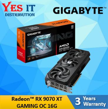 GIGABYTE AMD RX 9070 XT GAMING OC 16G GDDR7 / RX 7800 XT GAMING OC 16GB DDR6 GRAPHICS CARD ( GV-R78XTGAMING OC-16GD )
