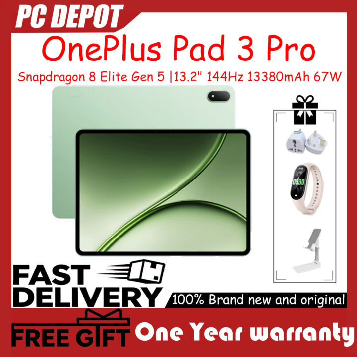 【NEW】OnePlus Pad 3 Pro Tablet Snapdragon 8 Elite Gen 5 13.2" 144Hz 3.4K LCD 13380mAh 67W OnePlus Pad3 Pro OnePlus Tablet student Tablet | Lazada Malaysia