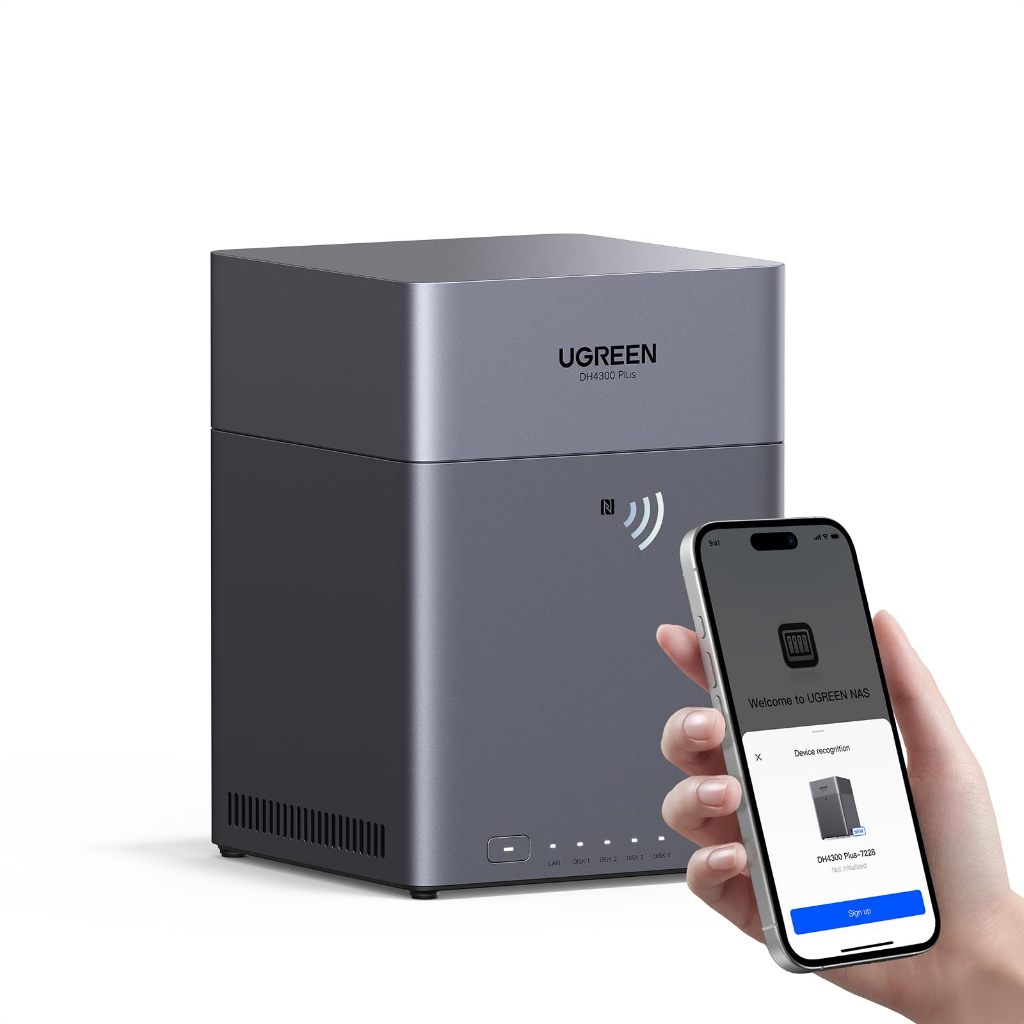 [NAS] UGREEN DH4300 Plus 4-Bay Desktop NAS (Diskless) | Shopee Malaysia