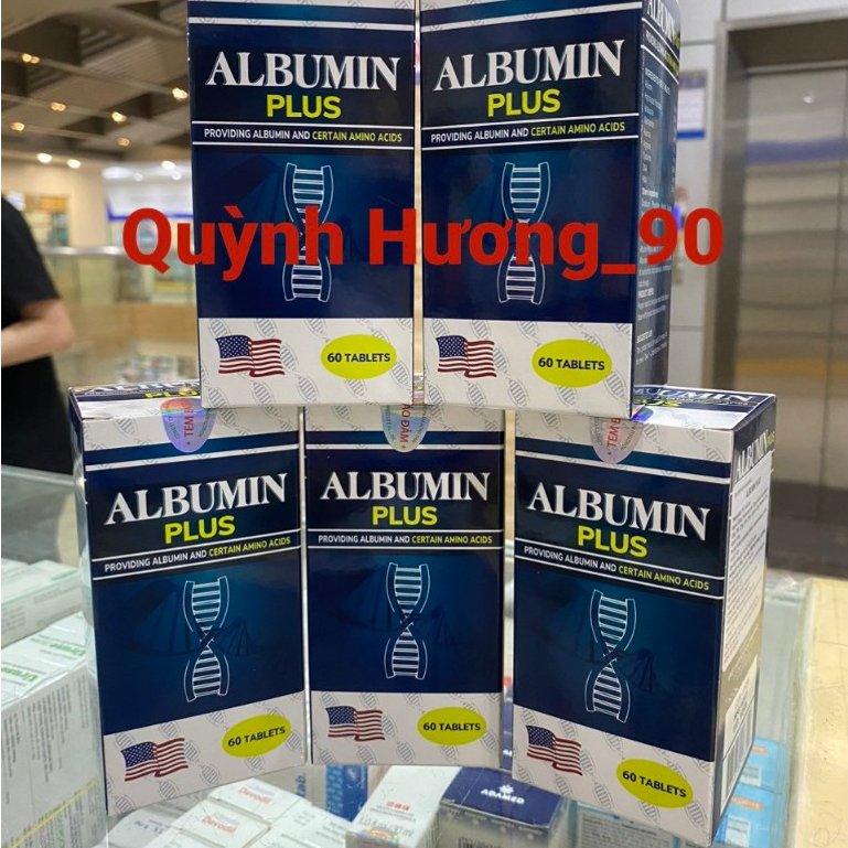 ( Chính Hãng ) ALBUMIN PLUS lọ 60 viên giúp tăng cường miễn dịch,nâng cao sức khỏe | Shopee Việt Nam