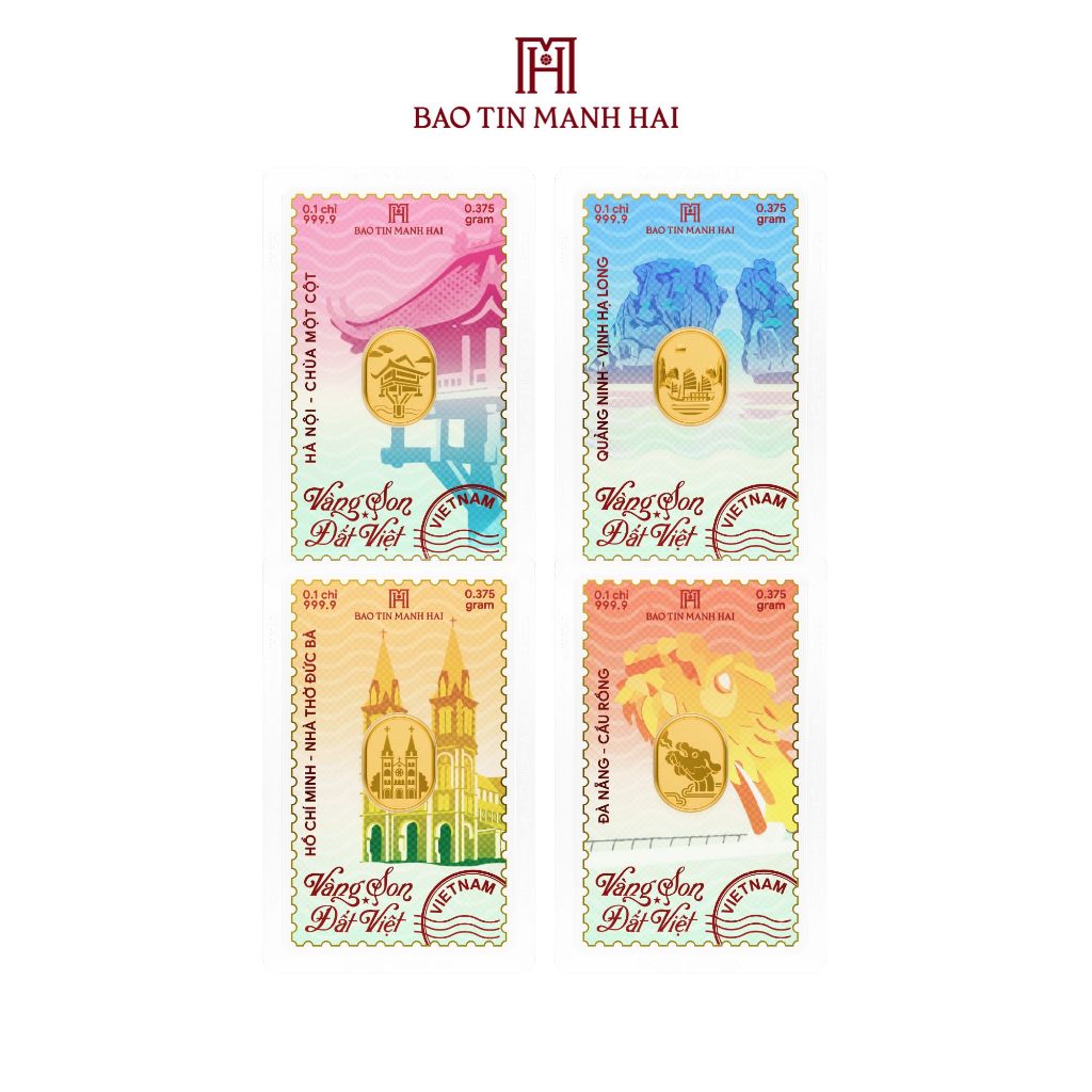 BST quà tặng vàng 24K 0.1 chỉ "Vàng Son Đất Việt" Bảo Tín Mạnh Hải thiết kế ép vỉ niêm phong | Shopee Việt Nam