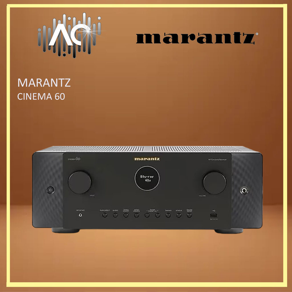 Marantz Cinema 60 Premium 7.2 CH/Atmos 8k AV Receiver (Black)