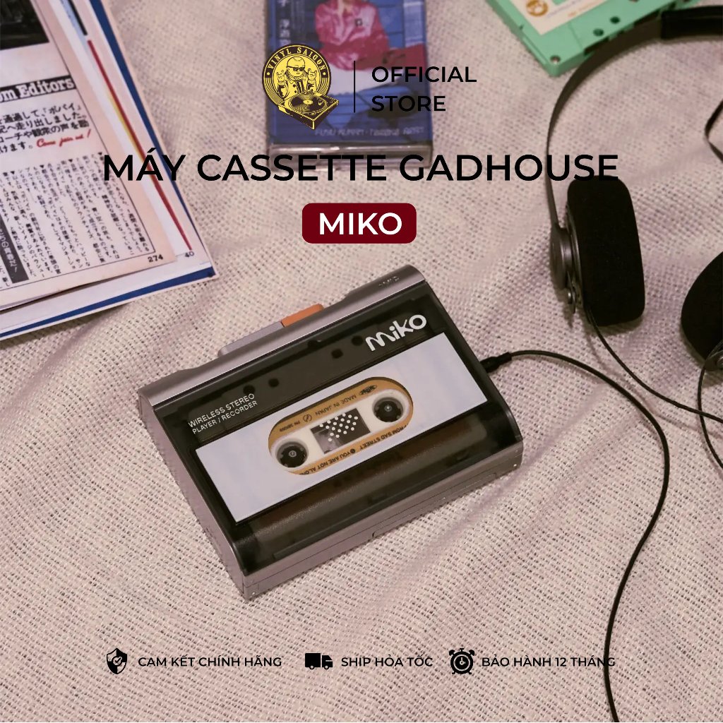 Máy cassette di động Gadhouse MIKO - Bảo hành 12 tháng | Shopee Việt Nam