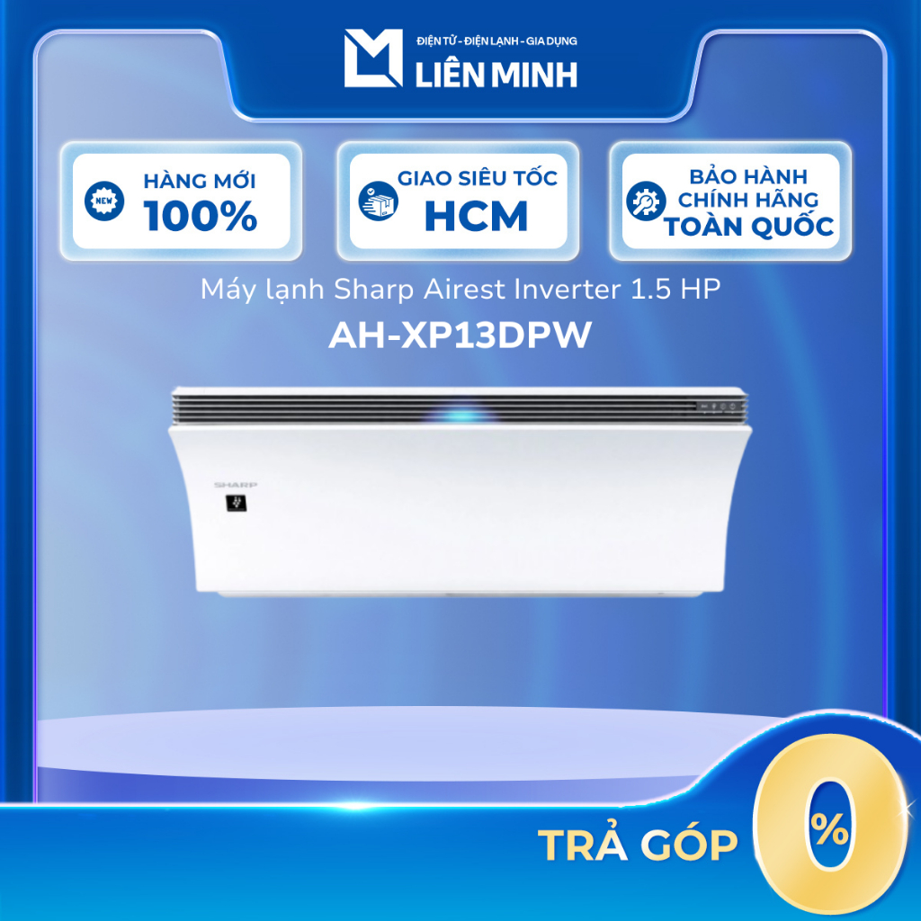 AH-XP13DPW - Máy Lạnh Sharp Airest Inverter 1.5 HP [Giao Toàn Quốc] | Shopee Việt Nam