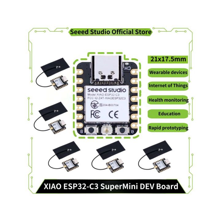 【Xoctaj】 Seeed Studio XIAO ESP32 C3 Mini Development Board Seeeduino Xiao ESP32C3 Module WiFi BlE5.0 RISC-V for Arduino | Lazada Malaysia