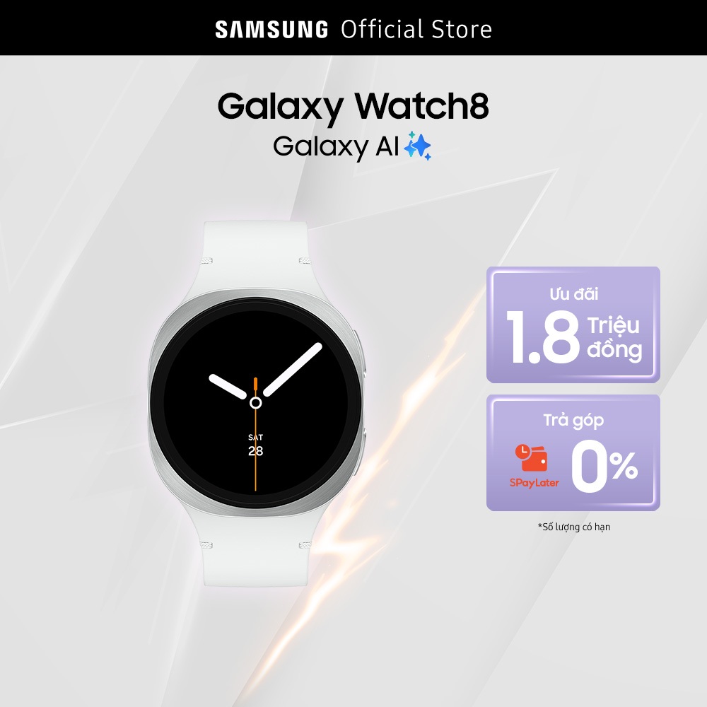 Đồng hồ thông minh Samsung Galaxy Watch8, Galaxy AI | Shopee Việt Nam