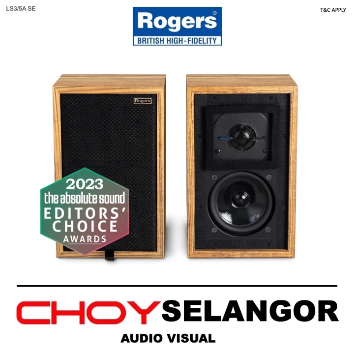 Rogers LS3/5A Classic SE Bookshelf Speaker Pair | Lazada Malaysia