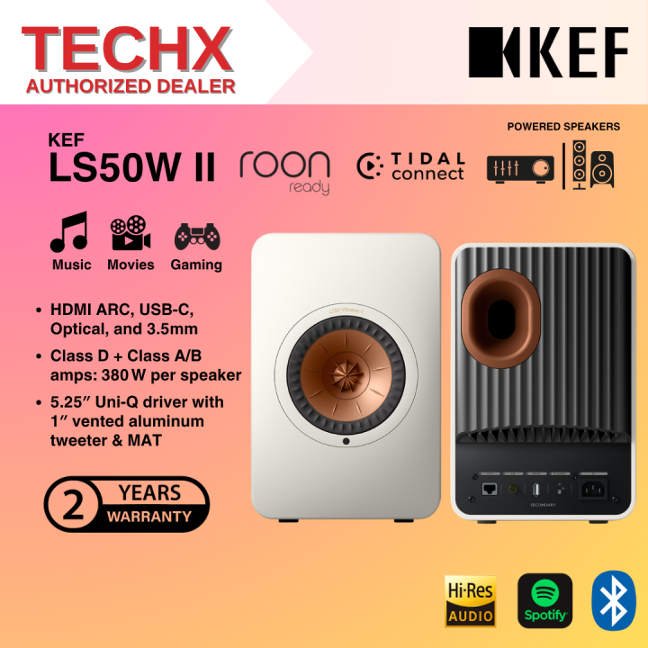 KEF LS50 Wireless II Bookshelf speakers | Lazada Malaysia