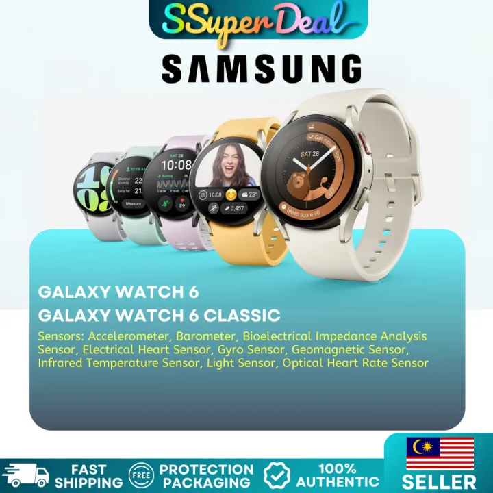 Samsung Galaxy Watch 6 | Samsung Galaxy Watch 6 classic GLOBAL VERSION | Lazada Malaysia