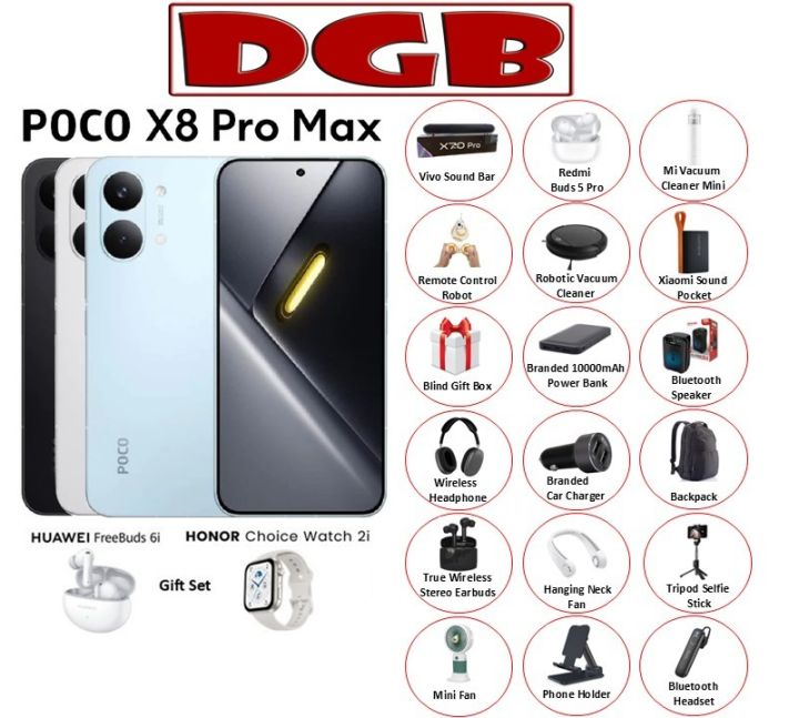 Xiaomi Poco X8 Pro Max 5G | Poco X8 Pro 5G | Original Malaysia Set