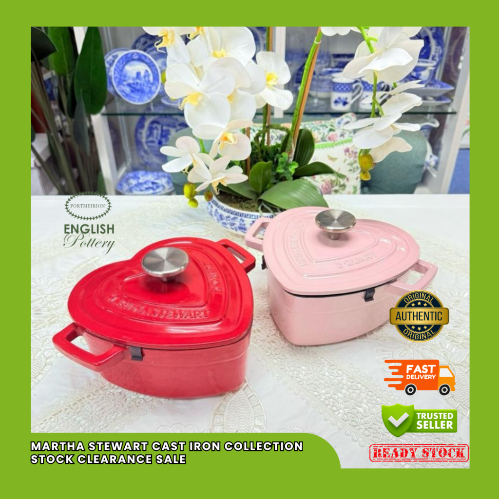 MARTHA STEWART Cast Iron Pot Collection | Shopee Malaysia