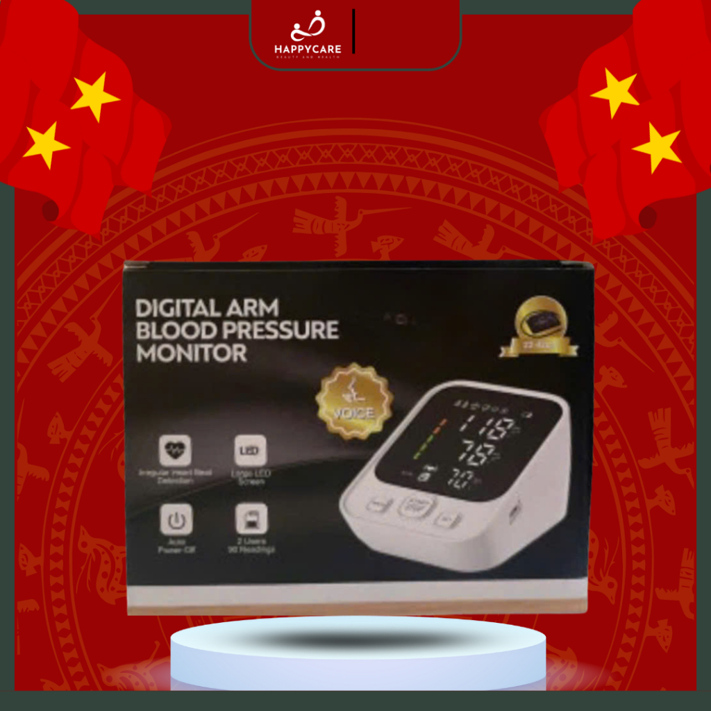 Máy Đo Huyết Áp Điện Tử Màn Hình LED Digital Arm Blood Pressure Monitor | Shopee Việt Nam