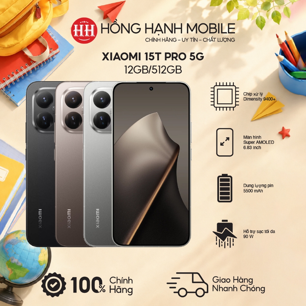 Điện Thoại Xiaomi 15T Pro 5G 12GB/512GB - Hàng Chính Hãng | Shopee Việt Nam