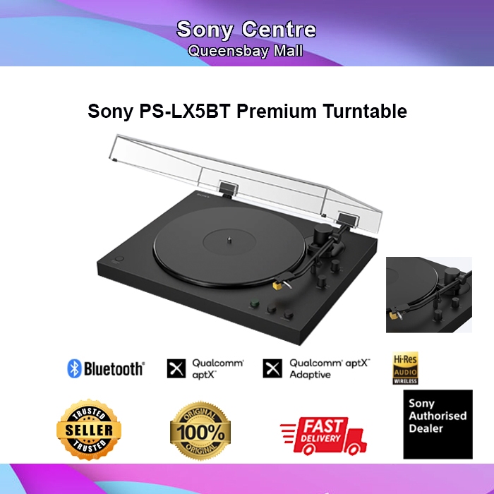 Sony PS-LX3BT PS-LX5BT Turntable with BLUETOOTH® connectivity Vinyl Player | Shopee Malaysia