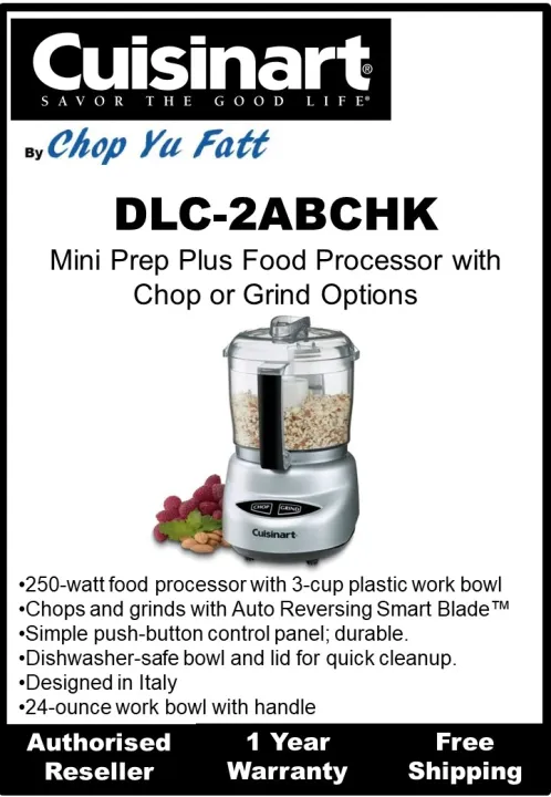 Cuisinart DLC-2ABCHK Mini Prep Plus Food Processor with Chop or Grind Options | Lazada Malaysia