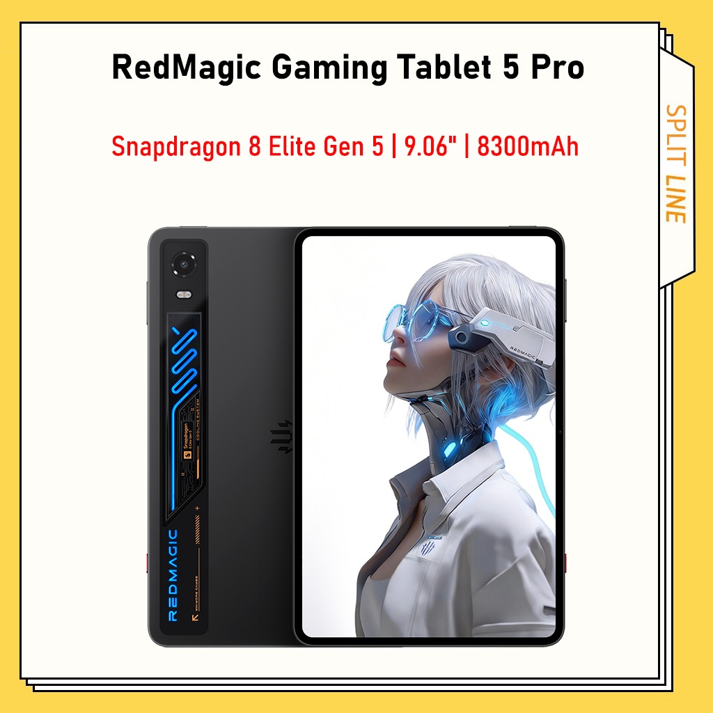 RedMagic Gaming Tablet 5 Pro | REDMAGIC Astra 2 Gaming Tablet Snapdragon 8 Elite Gen 5 9.06" 8300mAh | Shopee Malaysia