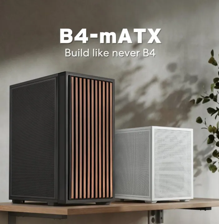 LIAN LI B4-mATX - HORIZONTAL AND VERTICAL PC CASE MODE - MINIMALIST MATX FORM FACTOR MESH PC CASE - BLACK / WHITE | Lazada Malaysia