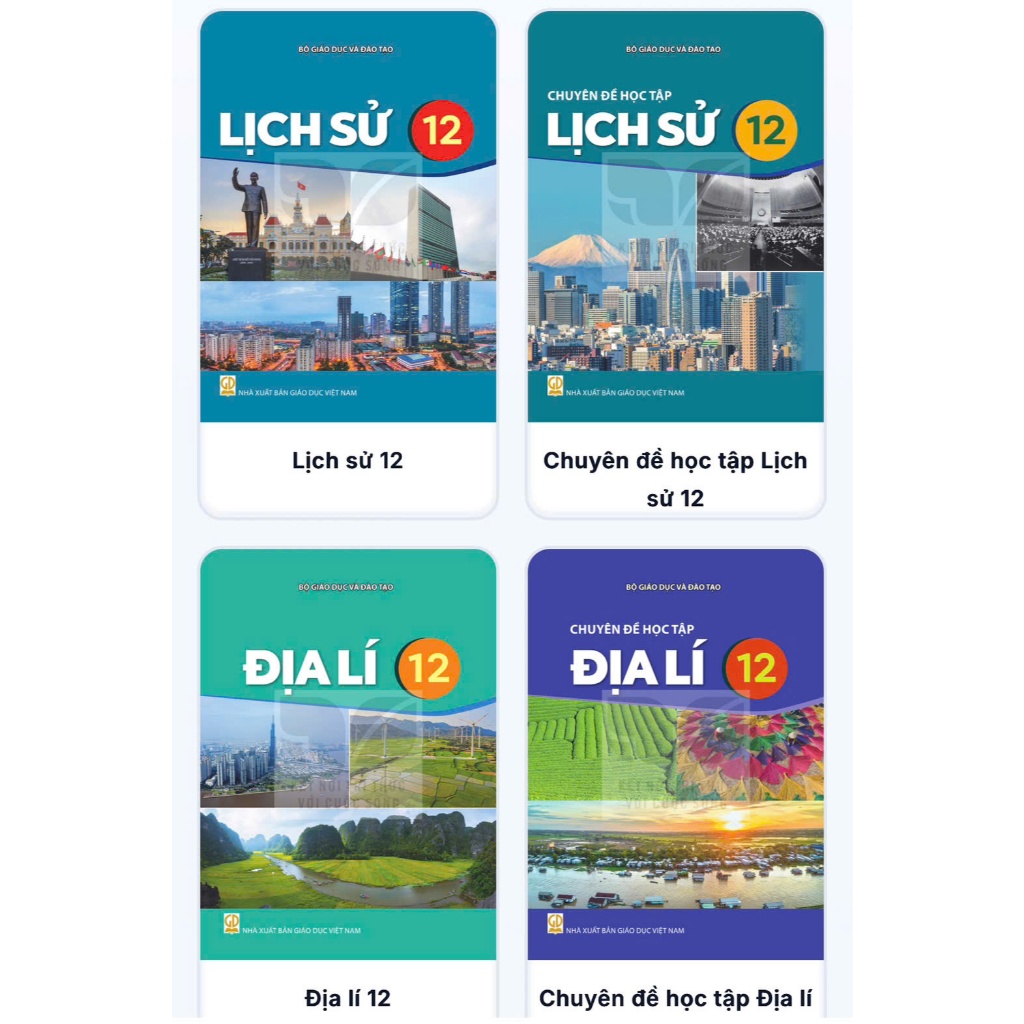 Sách - Sách Giáo Khoa, Sách Bài Tập Lớp 12 (Bán lẻ cuốn) - Chương Trình Kết Nối Tri Thức Với Cuộc Sống | Shopee Việt Nam