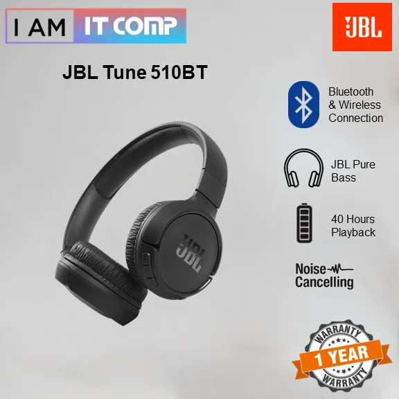 JBL Tune 510BT Wireless On-ear Headphones | Lazada Malaysia
