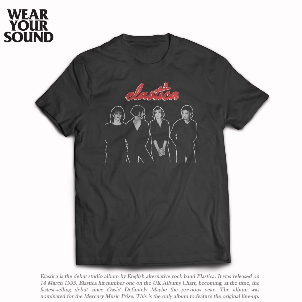 Elastica 1995 Self Titled Album Band Tshirt | Shopee Malaysia
