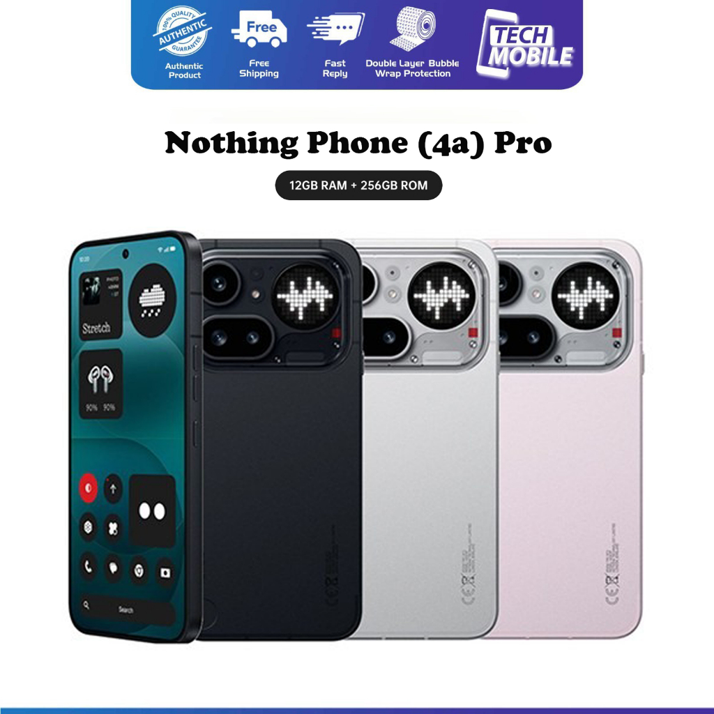 Nothing Phone (4a) Pro | 12GB + 256GB – Original Malaysia Set