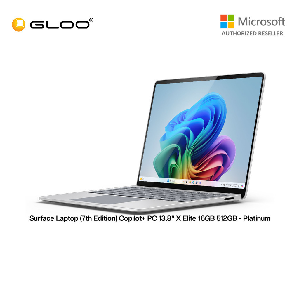 Microsoft Surface Laptop (7th Edition) Copilot+ PC 13.8"/15" Touchscreen | Snapdragon® X Elite | 16GB RAM | 256GB/512GB SSD | Windows 11 | *1 Year Warranty | Shopee Malaysia