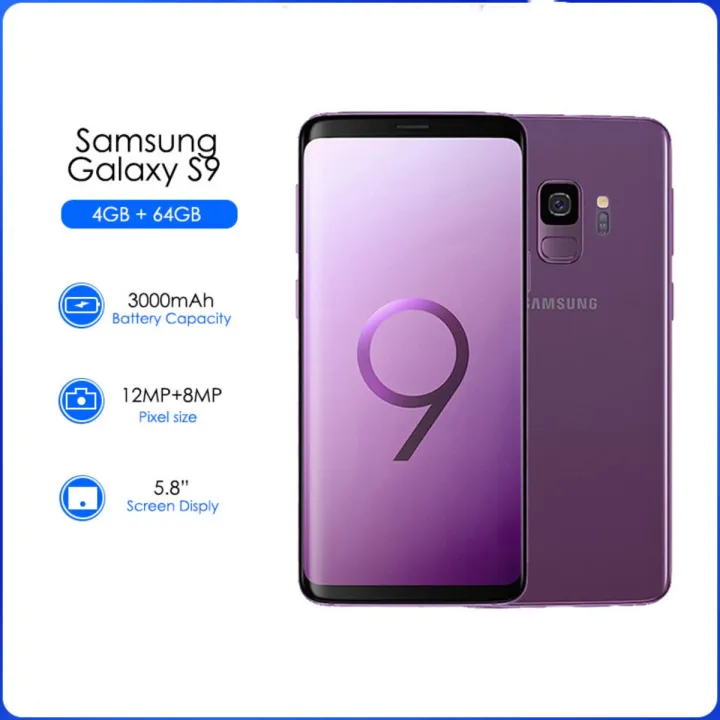 Samsung Galaxy S9 G960U Original 5.8 Inch LTE 12MP GPS WIFI Unlocked Smartphone
