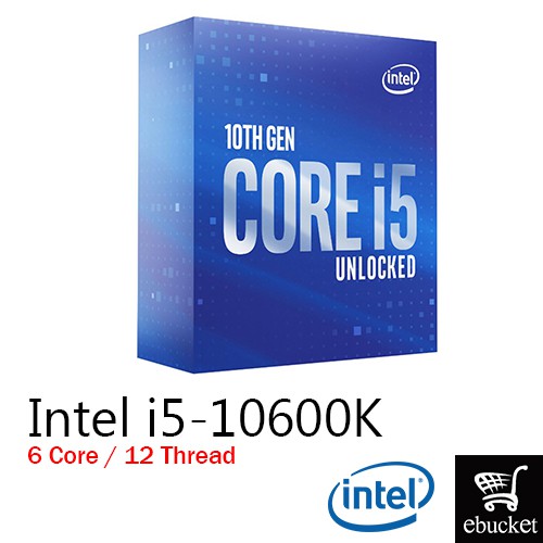 Intel Core i5-10600K Processor 12M Cache, 6-Cores, 4.1GHz (Max Turbo Up To 4.80 GHz) | Shopee Malaysia