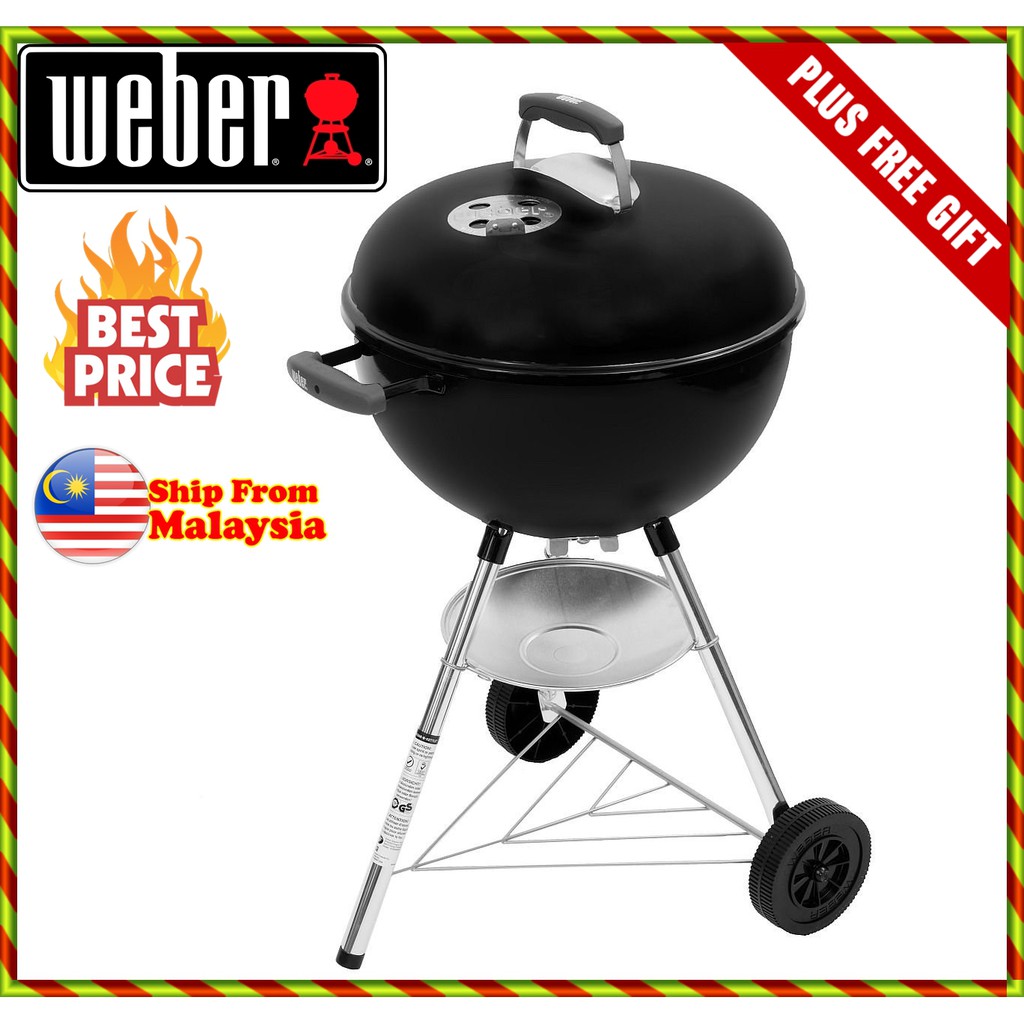 🔥RAYA OFFER🔥 WEBER Charcoal Kettle Barbecue Grill 47cm [ READY STOCK ] | Shopee Malaysia