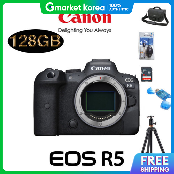 Canon | Eos R5 + Rf24-70Mm F2.8 L Is Usm + 128Gb + Bag + Tripod the Revolution of Full-Frame Mirrorless.