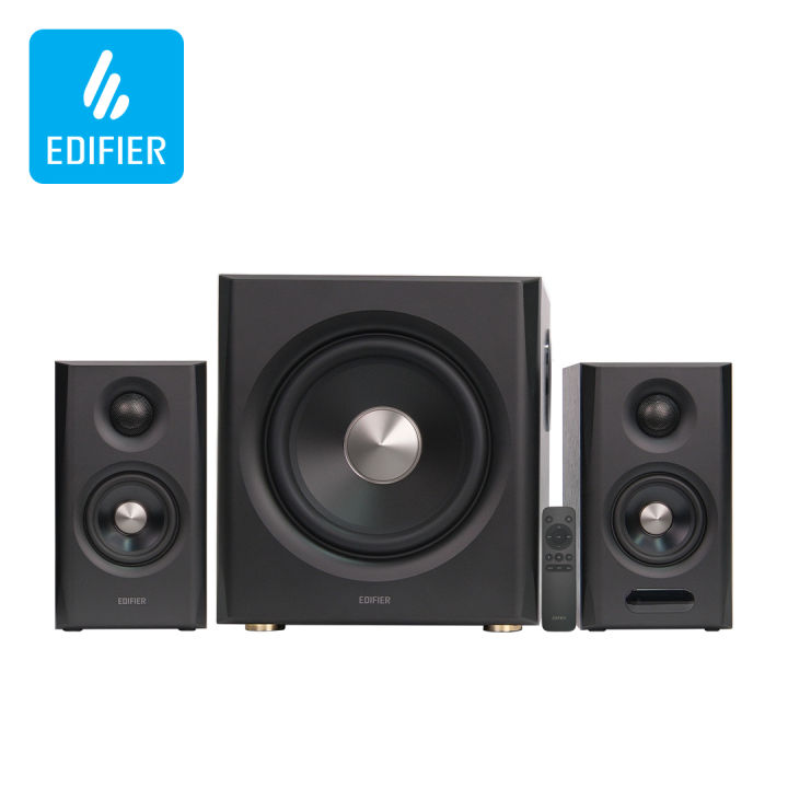 Edifier S355DB Tri-amped 2.1 speaker with high-fidelity sound and versatile connectivity