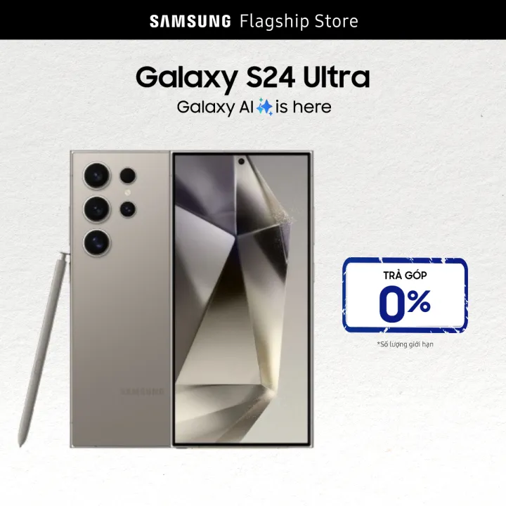 Điện thoại Samsung Galaxy S24 Ultra, Điện thoại AI, Camera 200MP, Màn hình lớn 6.8" | Lazada Việt Nam