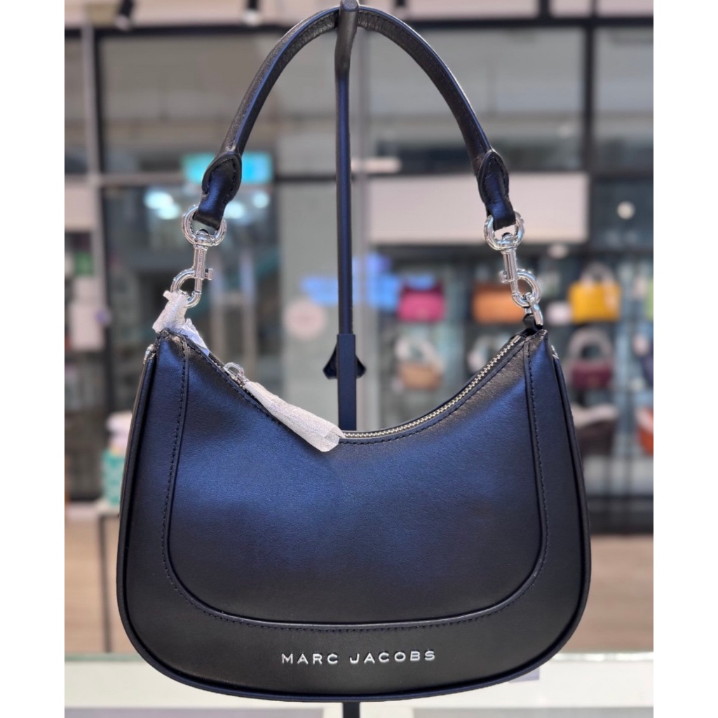 Marc Jacobs Small Hobo Leather Bag (Black) | Shopee Malaysia