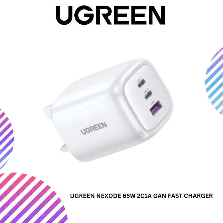 UGREEN NEXODE 65W 2C1A GAN FAST CHARGER | Lazada Malaysia