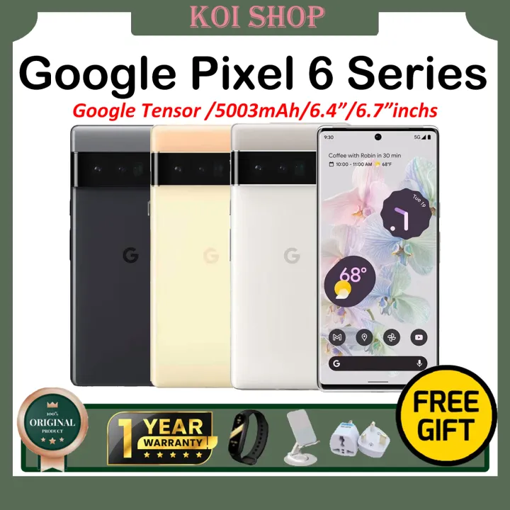 【US version】Google Pixel 6 SmartPhone/Google Pixel 6 Pro/Google Tensor /5003mAh/6.4”/6.7”inches 120Hz LTPO OLED Screen/Google Phone