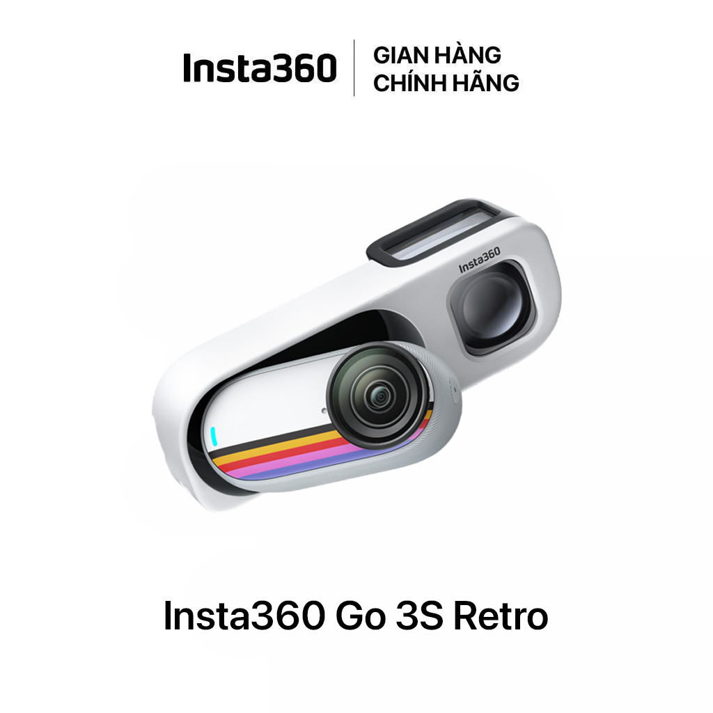 Camera Hành Trình Mini 4K Insta360 GO 3S Retro Bundle Chống Nước Gắn Từ Tính, Nhỏ Gọn | Shopee Việt Nam