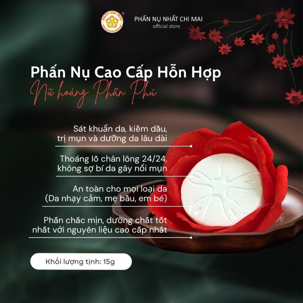 Phấn Nụ NHẤT CHI MAI - Hỗn Hợp Cao Cấp TT3 15g - Cho mọi loại da | Shopee Việt Nam