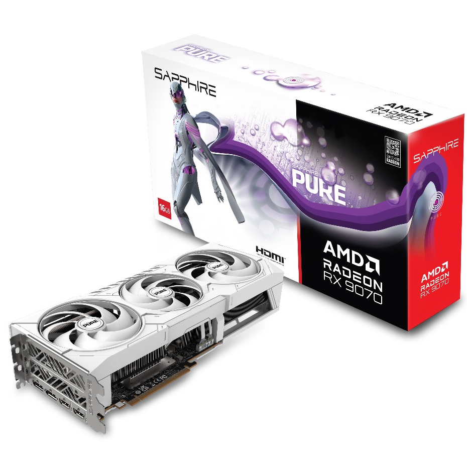 # SAPPHIRE PURE AMD Radeon RX 9070 OC 16GB GDDR6 # | Shopee Malaysia