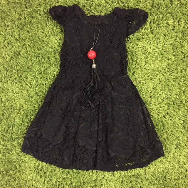 Dress zara lace (black) | Shopee Malaysia