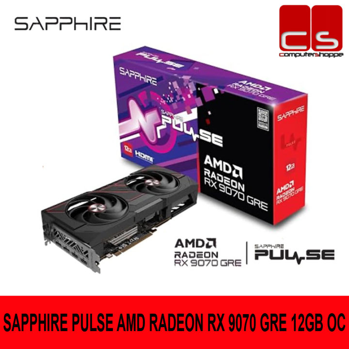 Sapphire PULSE AMD Radeon RX 9070 GRE OC 12GB GDDR6 GRAPHIC CARD | Lazada Malaysia